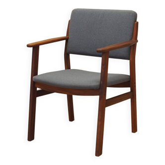 Graphite teak armchair, Danish design, 1960s, production: Denmark