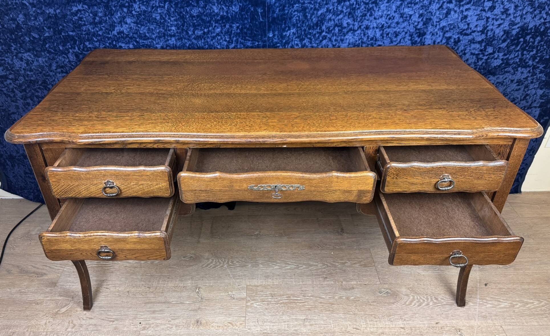 LXV style oak desk circa 1950