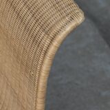 Daybed/ sofa in rattan, 1990’s
