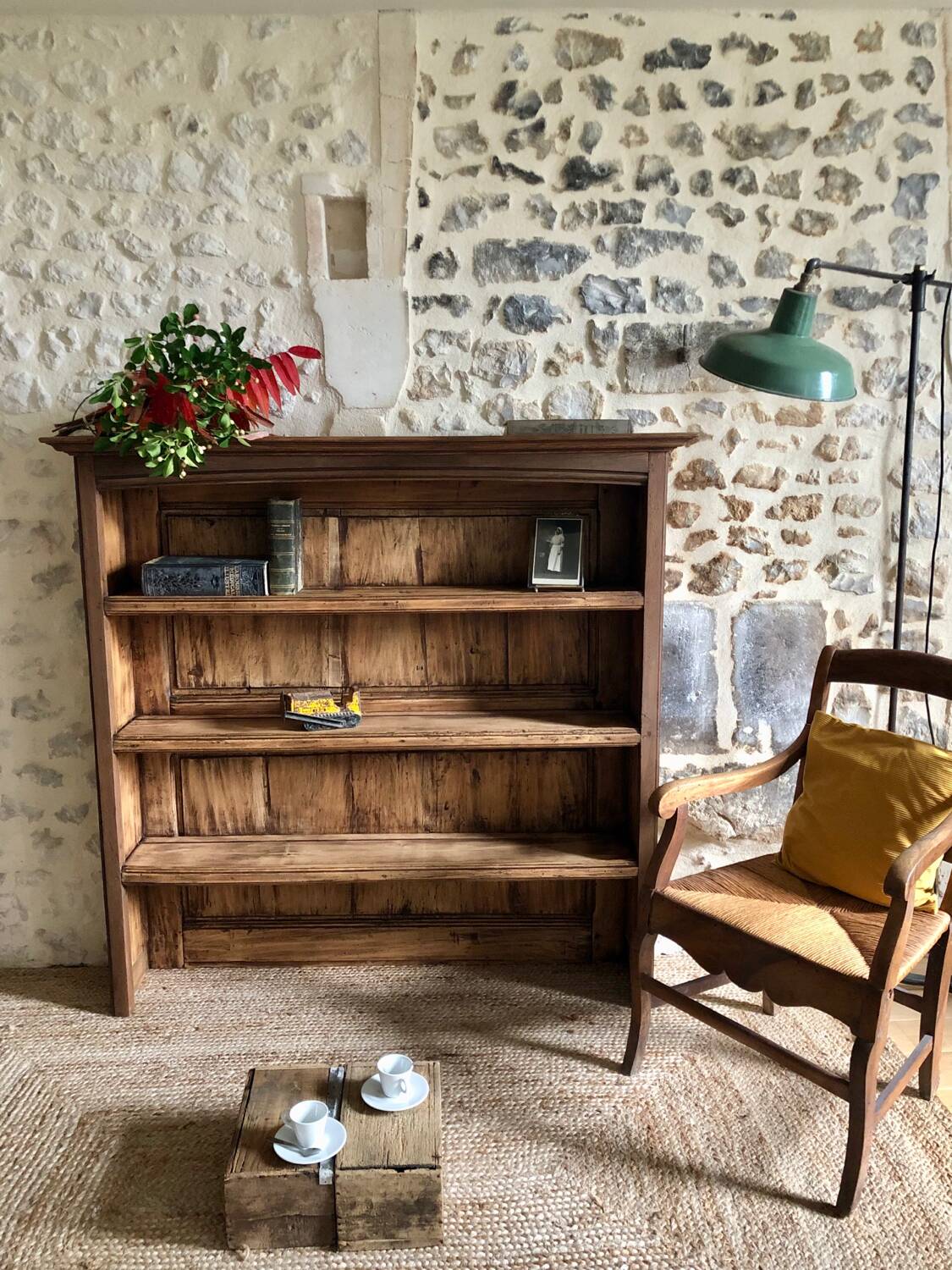 Renovated antique storage furniture
