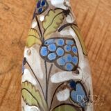 Ceramic Hand Painted Botanical Vase By Elio Schiavon, Collectable Pottery