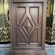 Solid oak bar chest cabinet
