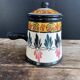 Superb authentic jug / chocolate pot from the Saint-Jean factory.