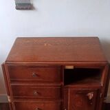 Chest of drawers, chiffonier 5 drawers in solid wood