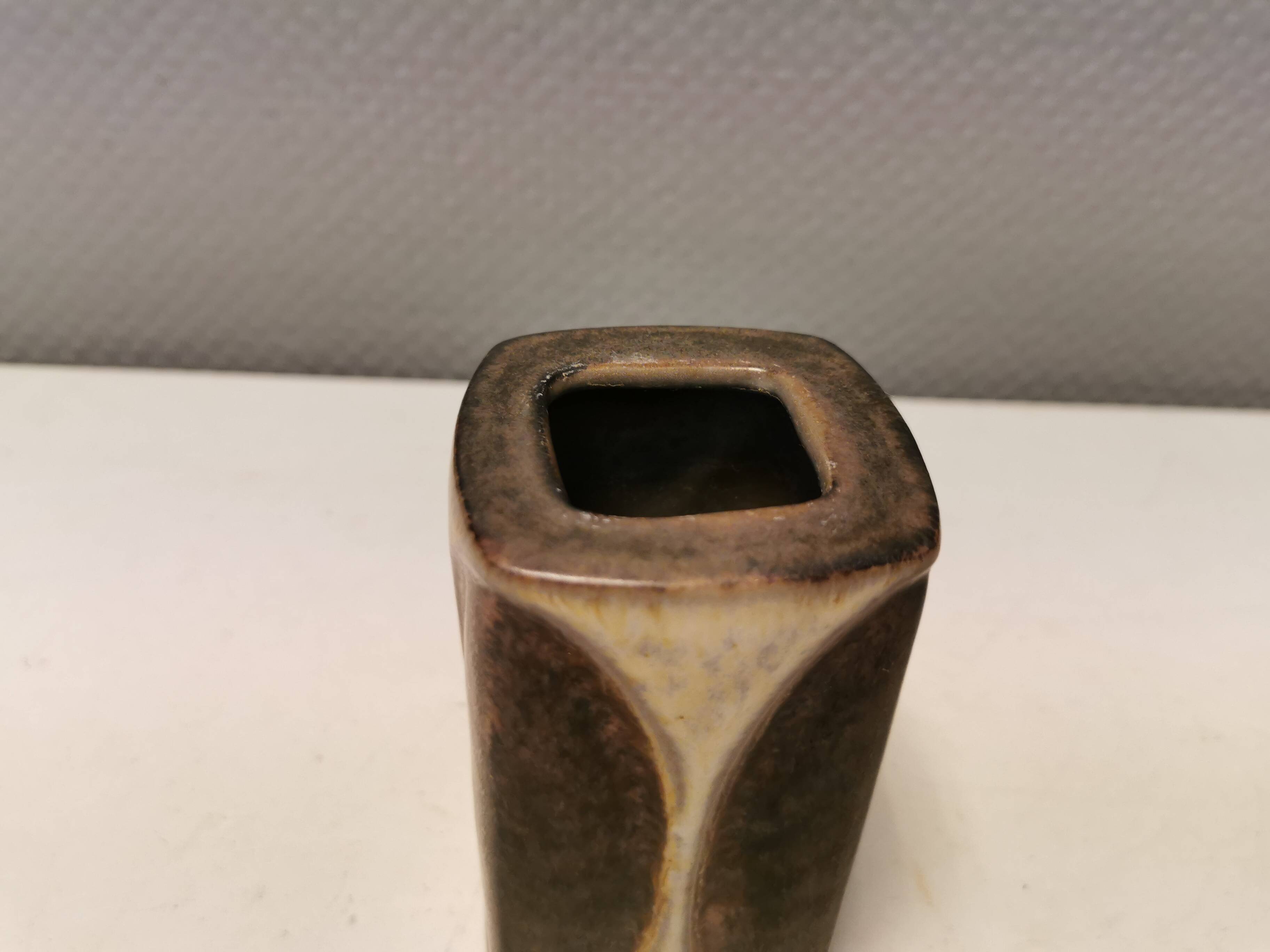 Vase by Marianne Starck (MS) for Michael Anderssen ceramics (The shield with the 3 fish)Denmark 70s