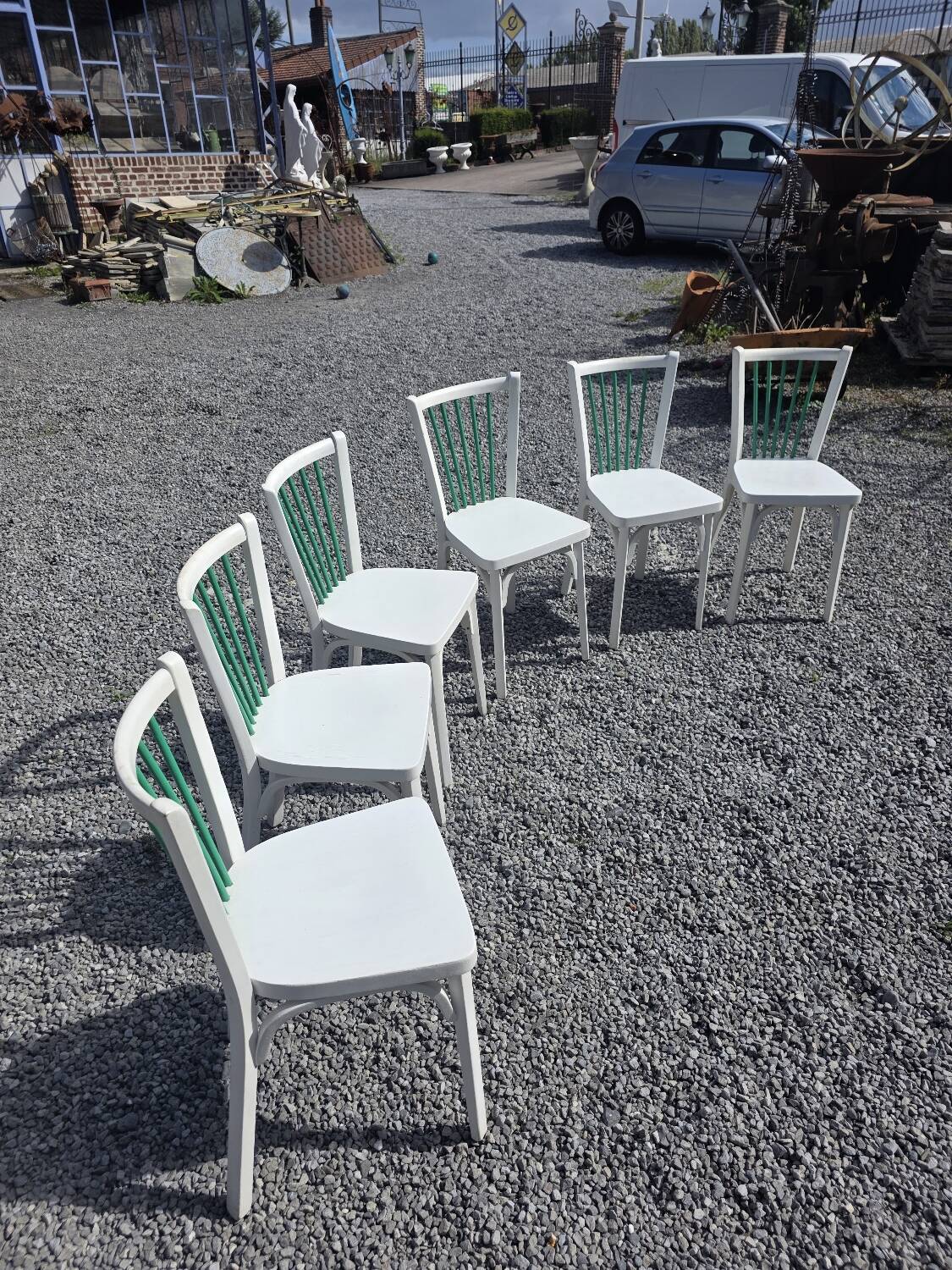 6 Baumann bistro chairs
