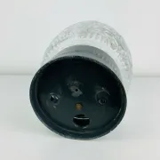 Moulded glass wall light from the 1950s, ceiling light.