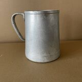 Old aluminum pitcher