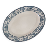 Old oval dish Manufacture Impériale et royale Belgium model Nimy