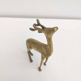 Golden brass deer