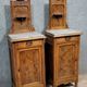 After Majorelle / Nancy School: Pair of Art Nouveau bedside tables