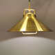 Hanging lamp in solid brass designed by Fritz Schlegel for Lyfa Denmark.