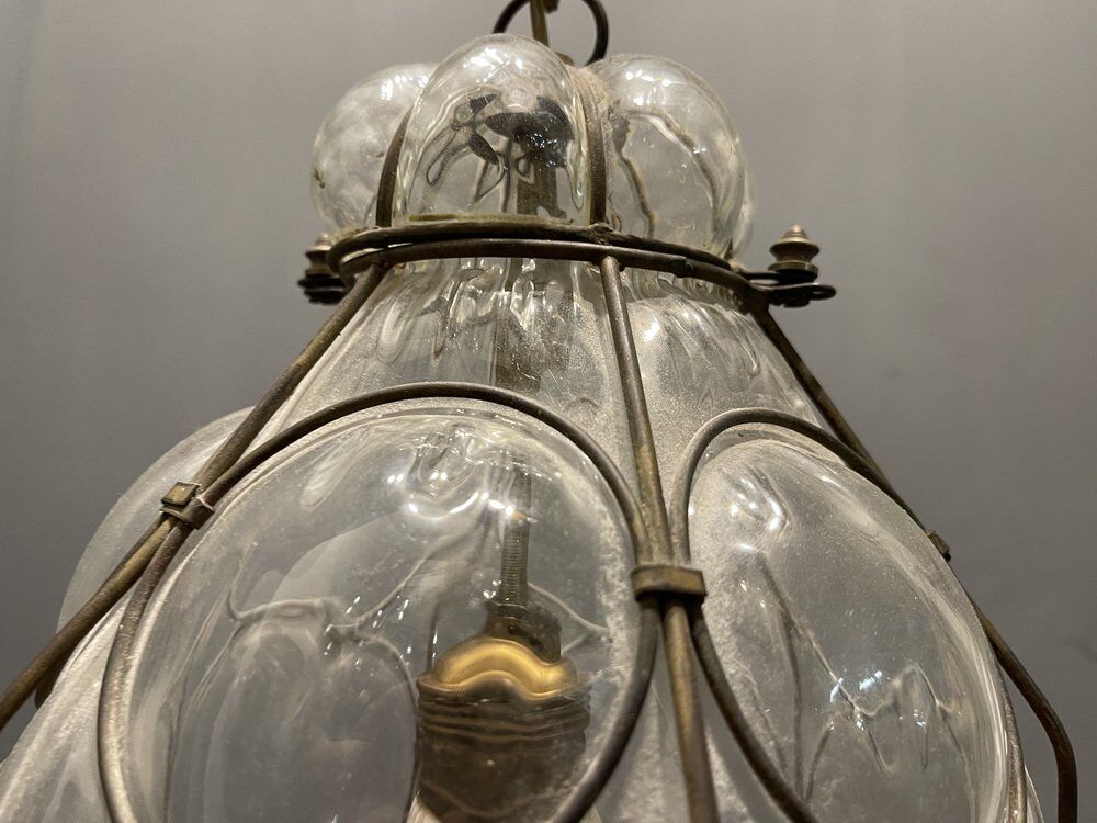 Vintage Italian Murano Glass Light Pendant