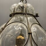 Suspension en verre de Murano italien vintage