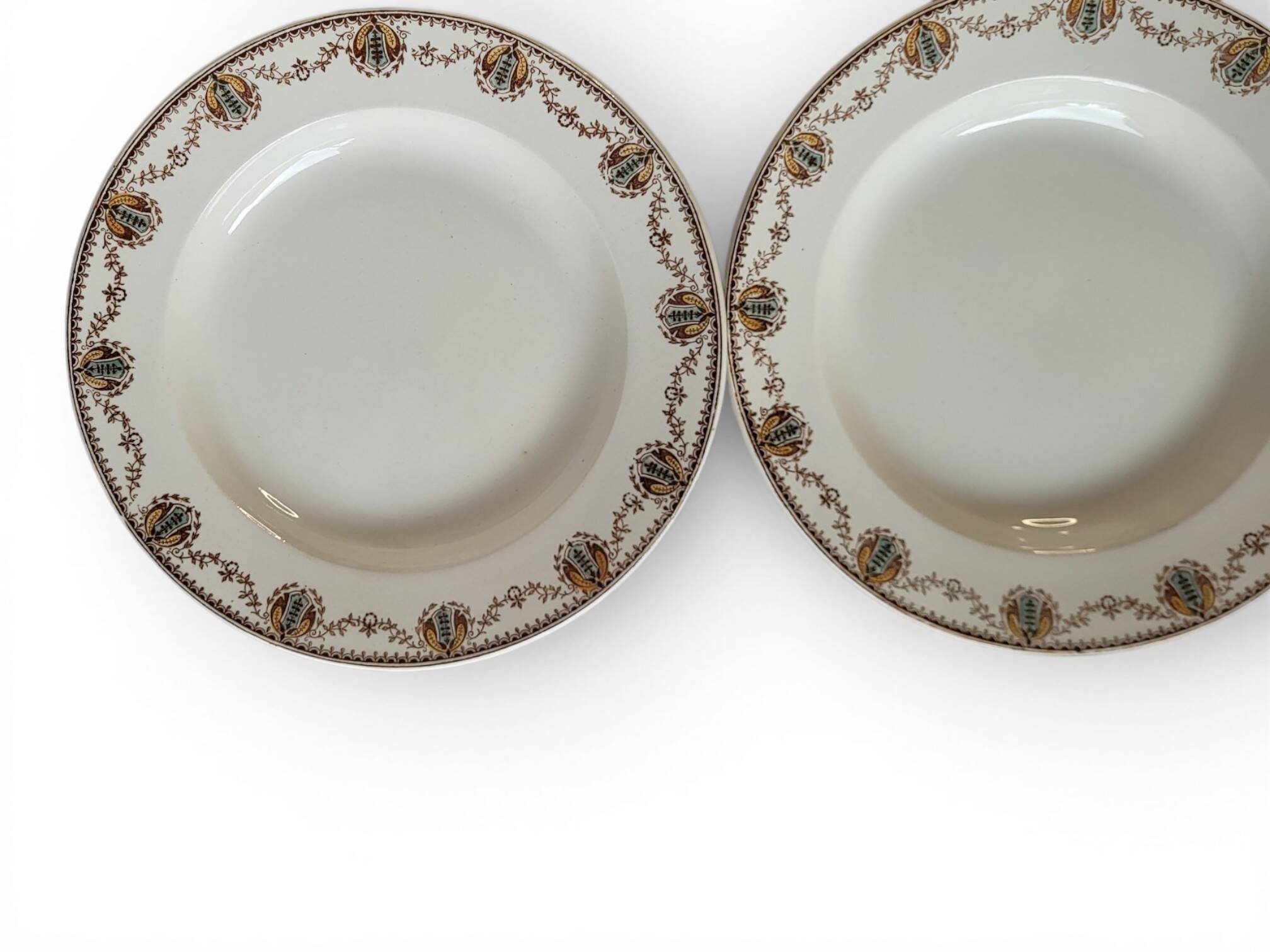 6 deep plates Léon Graves Clairefontaine