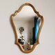 Miroir bois doré vintage