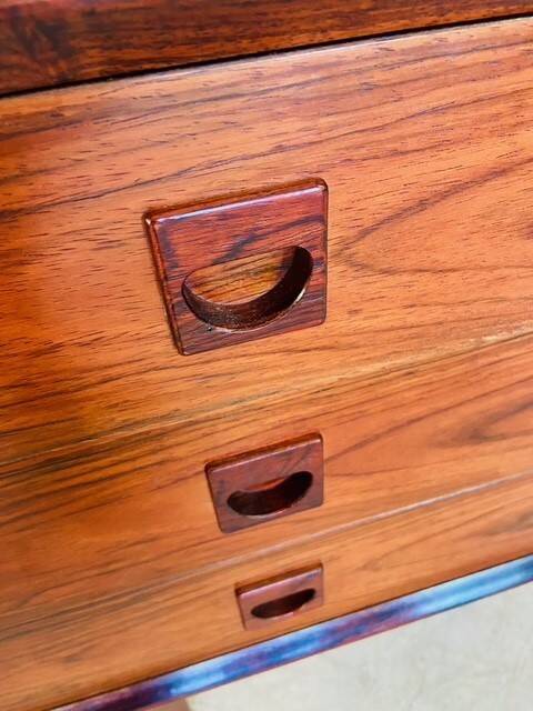 Commode vintage danoise en palissandre, style milieu du siècle, de la marque Brouers, années 1960