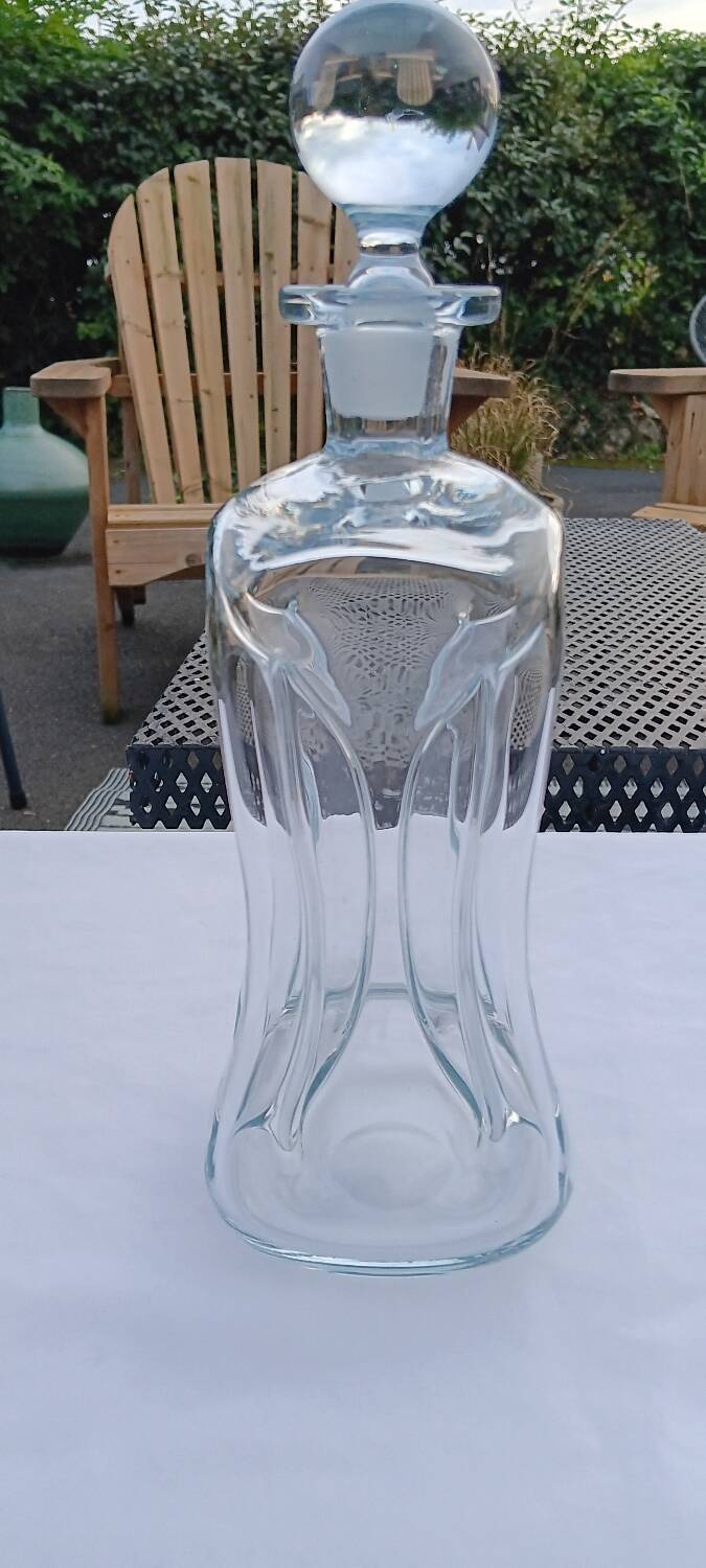 Carafe kastrup glas kluk kluk - jacob e.bang - holmegaard danemark mod