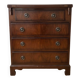 Single drawer chest of drawers mahogany neo-Georgian style