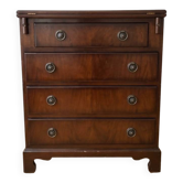Single drawer chest of drawers mahogany neo-Georgian style