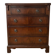 Single drawer chest of drawers mahogany neo-Georgian style