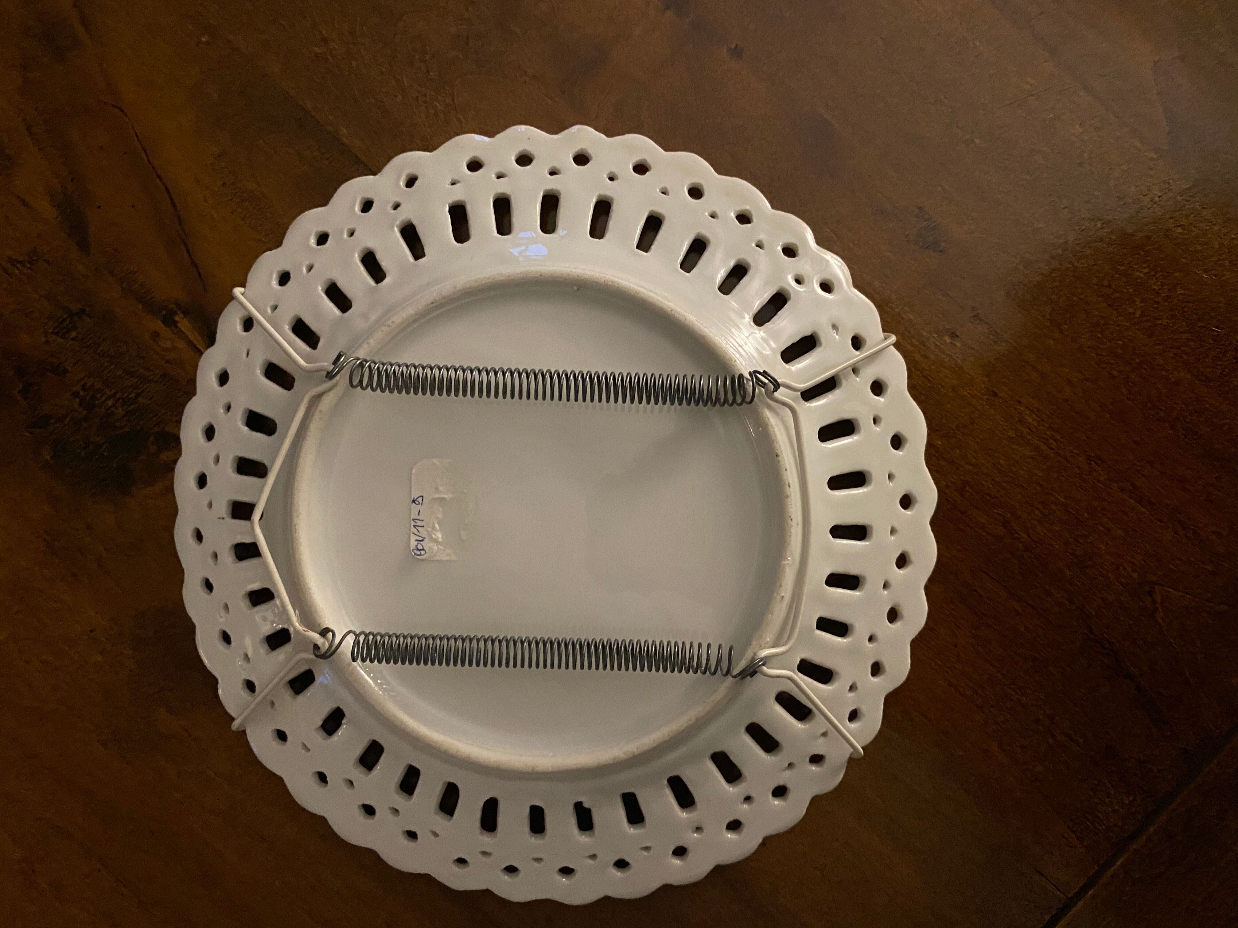 Assiette déco ange