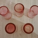 Vintage liqueur glasses blown glass