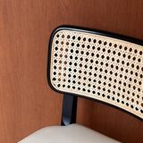 Tabouret Cannage Red Edition noir
