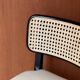 Tabouret Cannage Red Edition noir