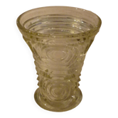 Vase en verre style De Fresnel