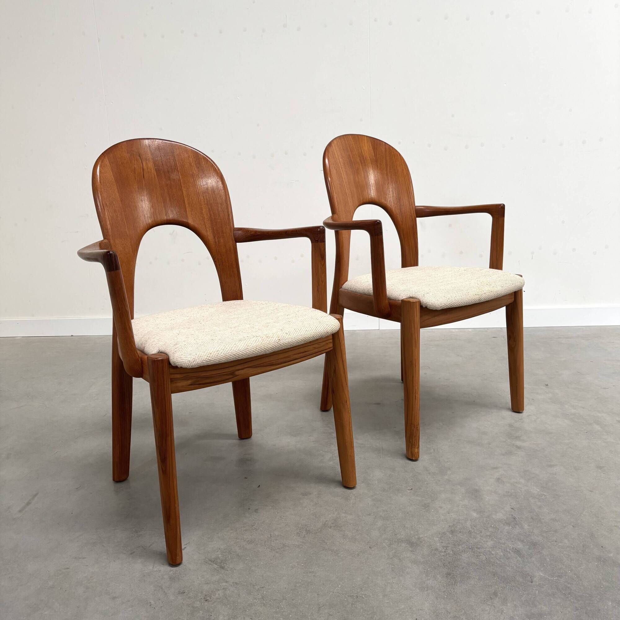 6x Dining chairs by Koefoeds Hornslet, 1970s