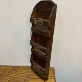 Porte lettres classeur courrier en bois