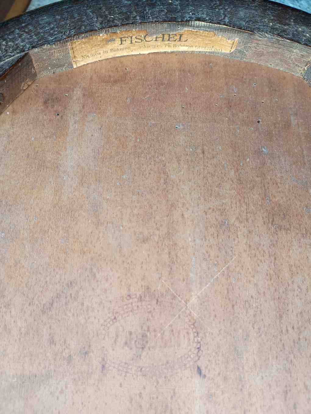 7 piroengraved bistro chairs from the beginning of the 20th century Fischel Baumann Luterma