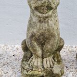 Reconstructed stone garden statues