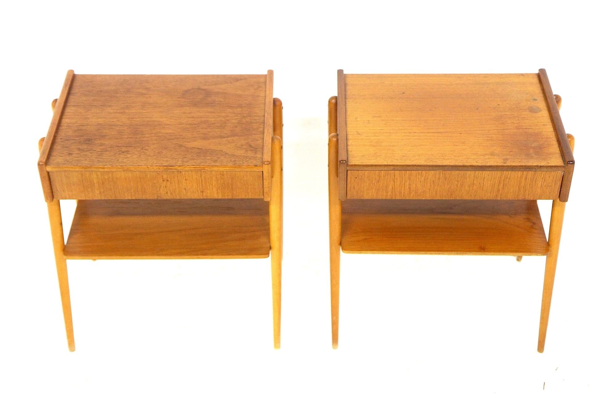 Set de 2 tables de chevet en teck, Carlström, Suède, 1960