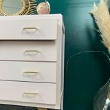 Powder pink vintage dresser