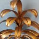Gold metal wall light