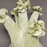 Unique silk flower table lamp sculptural light