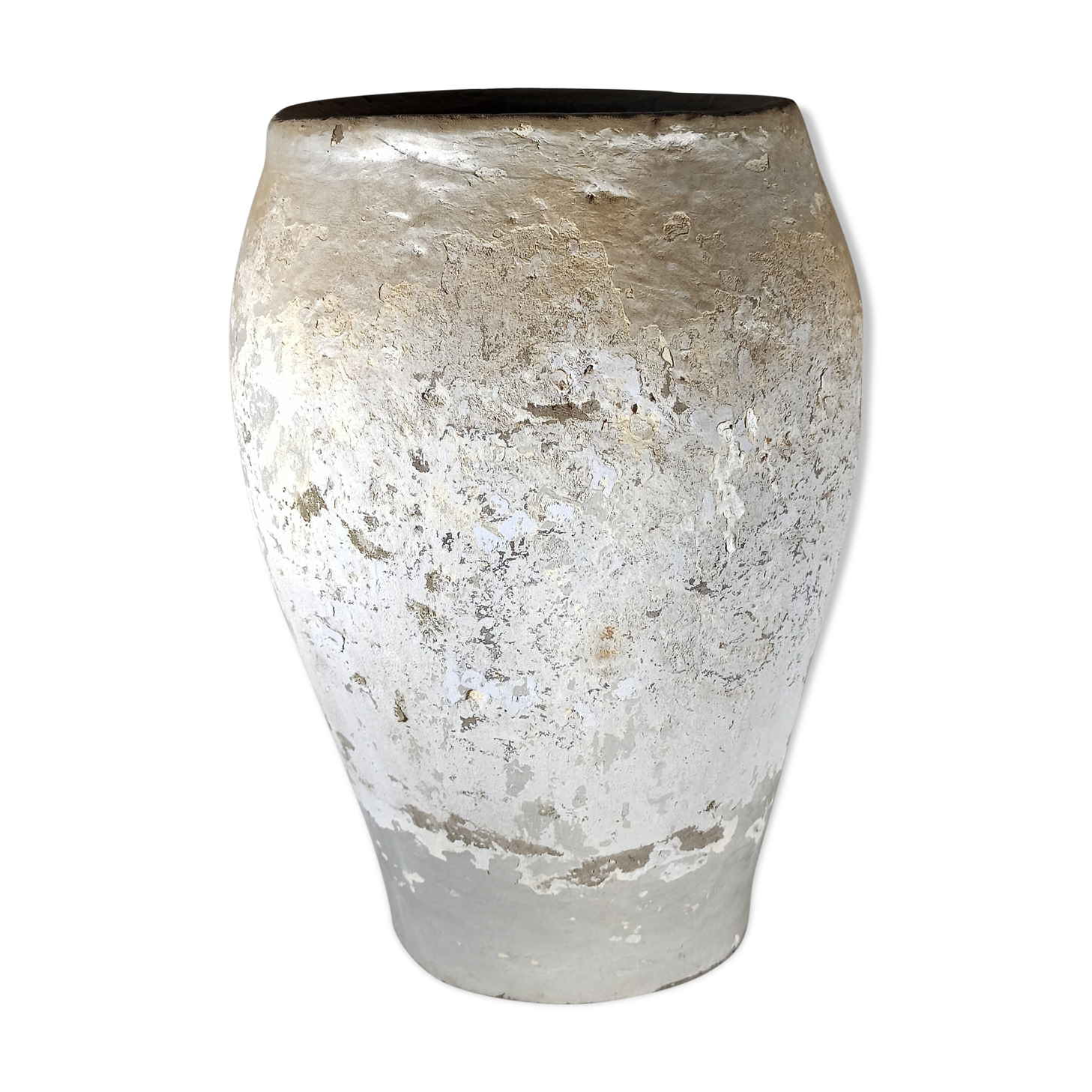 Gray terracotta jar