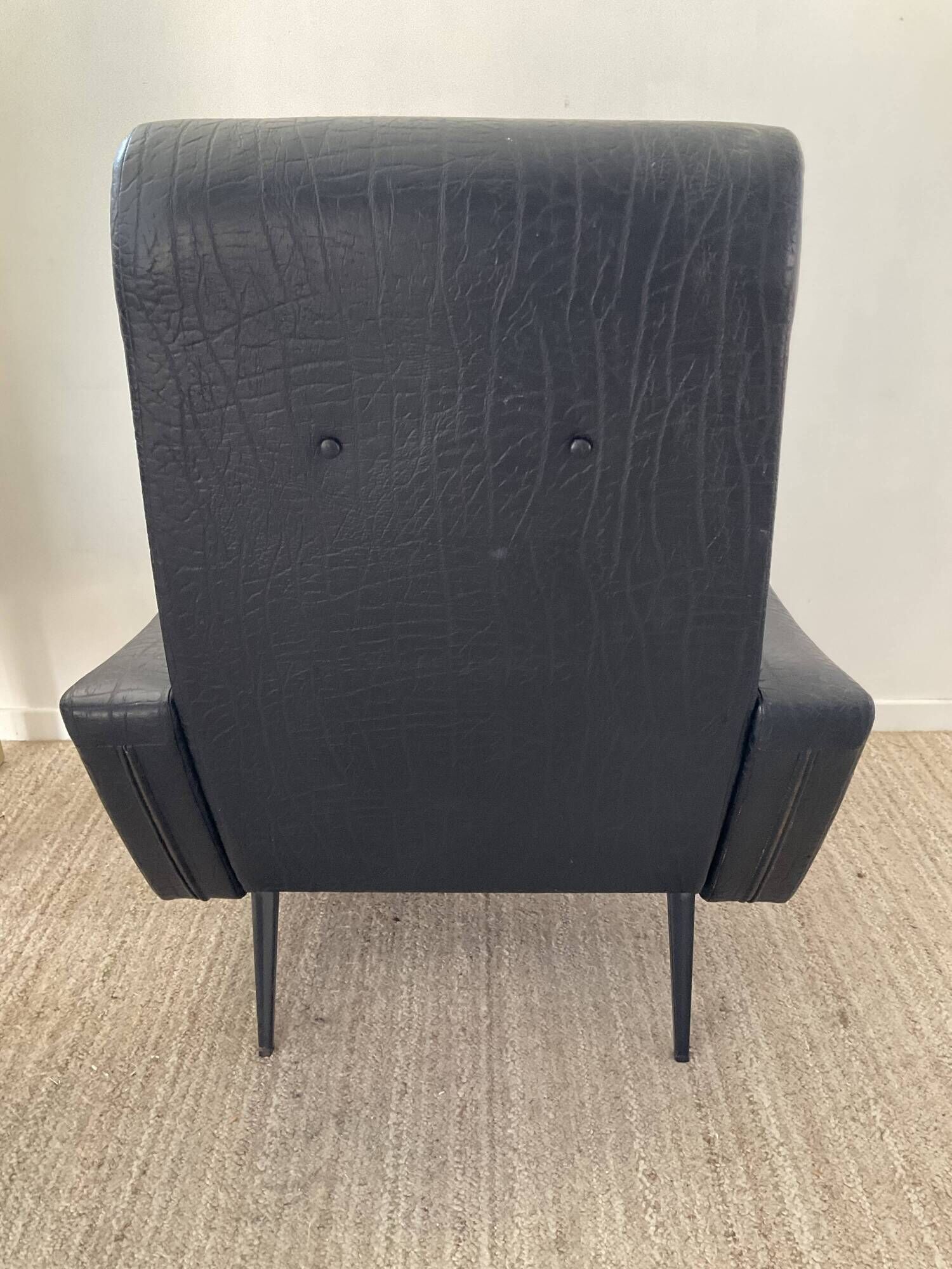 Pair of vintage folding armchairs from the 50s and 60s
