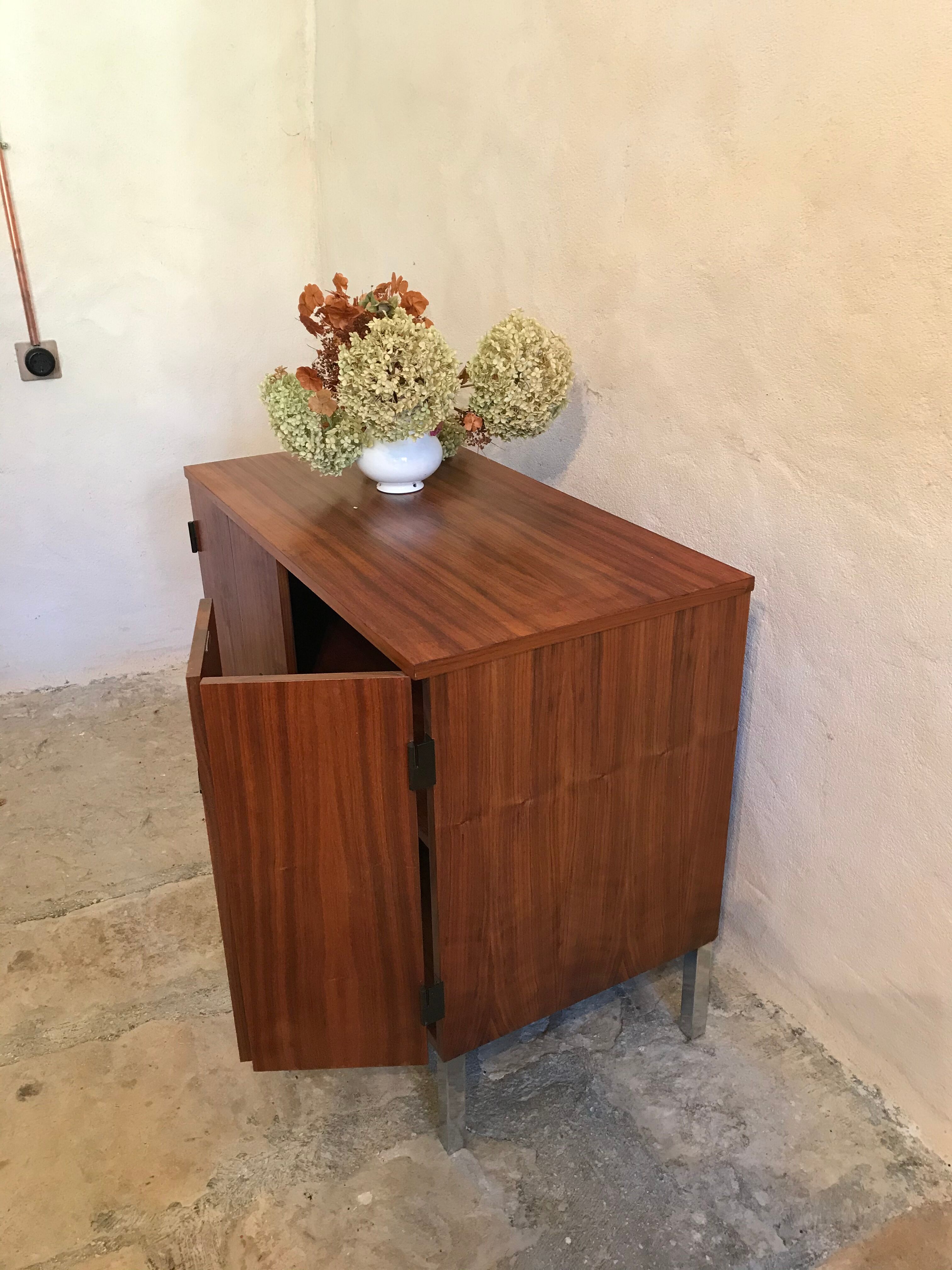 1960's vintage two-door storage unit