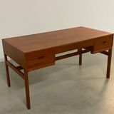 Danish Teak Desk by Arne Wahl Iversen 1950s