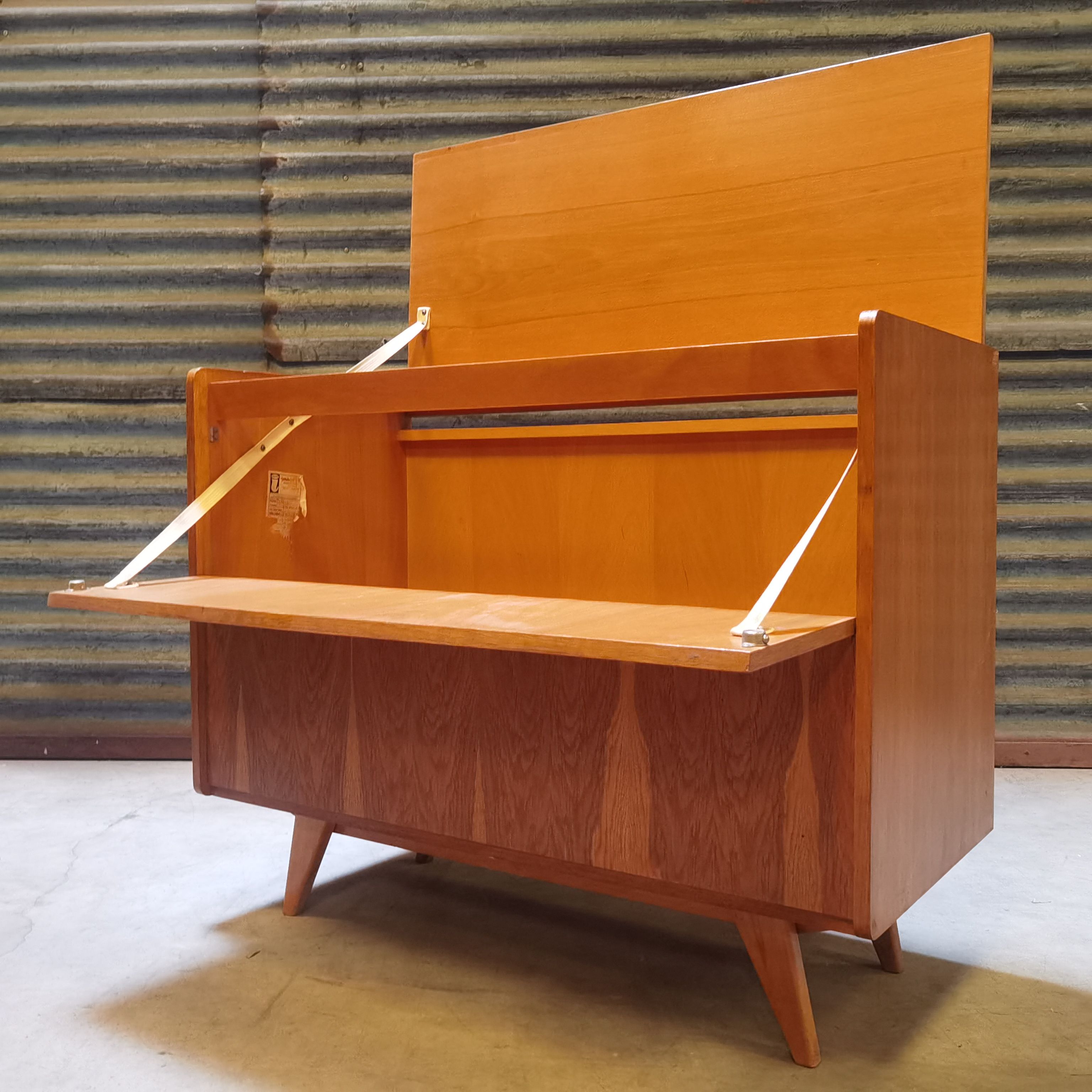 Storage chest or mini bar U459 by Jiri Jiroutek for Interier Praha 1960