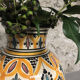Vase Marocain Safi jaune et noir