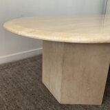 Travertine coffee table from the 70s