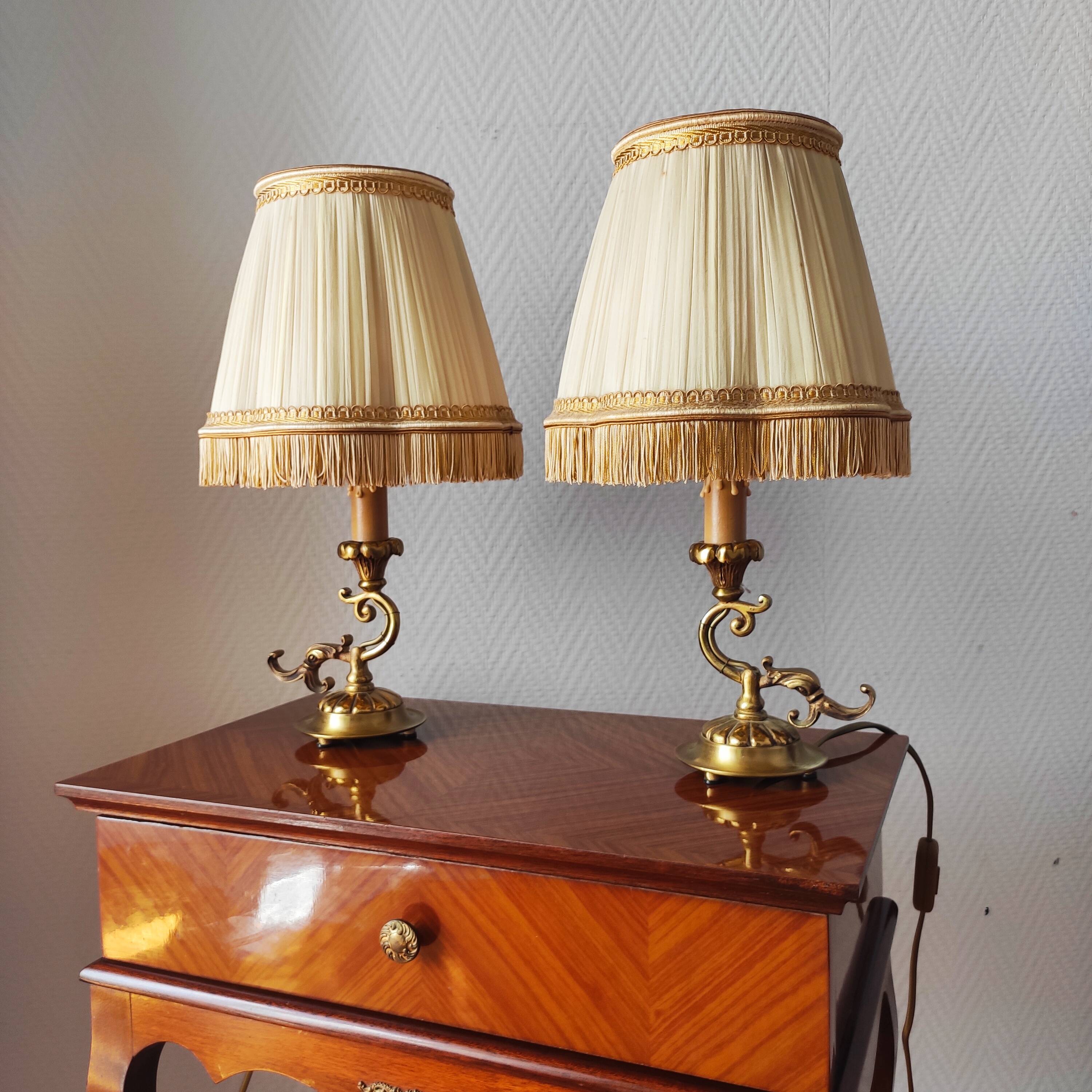 Pair of vintage table lamps
