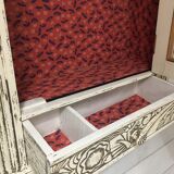 Patinated wall cabinet