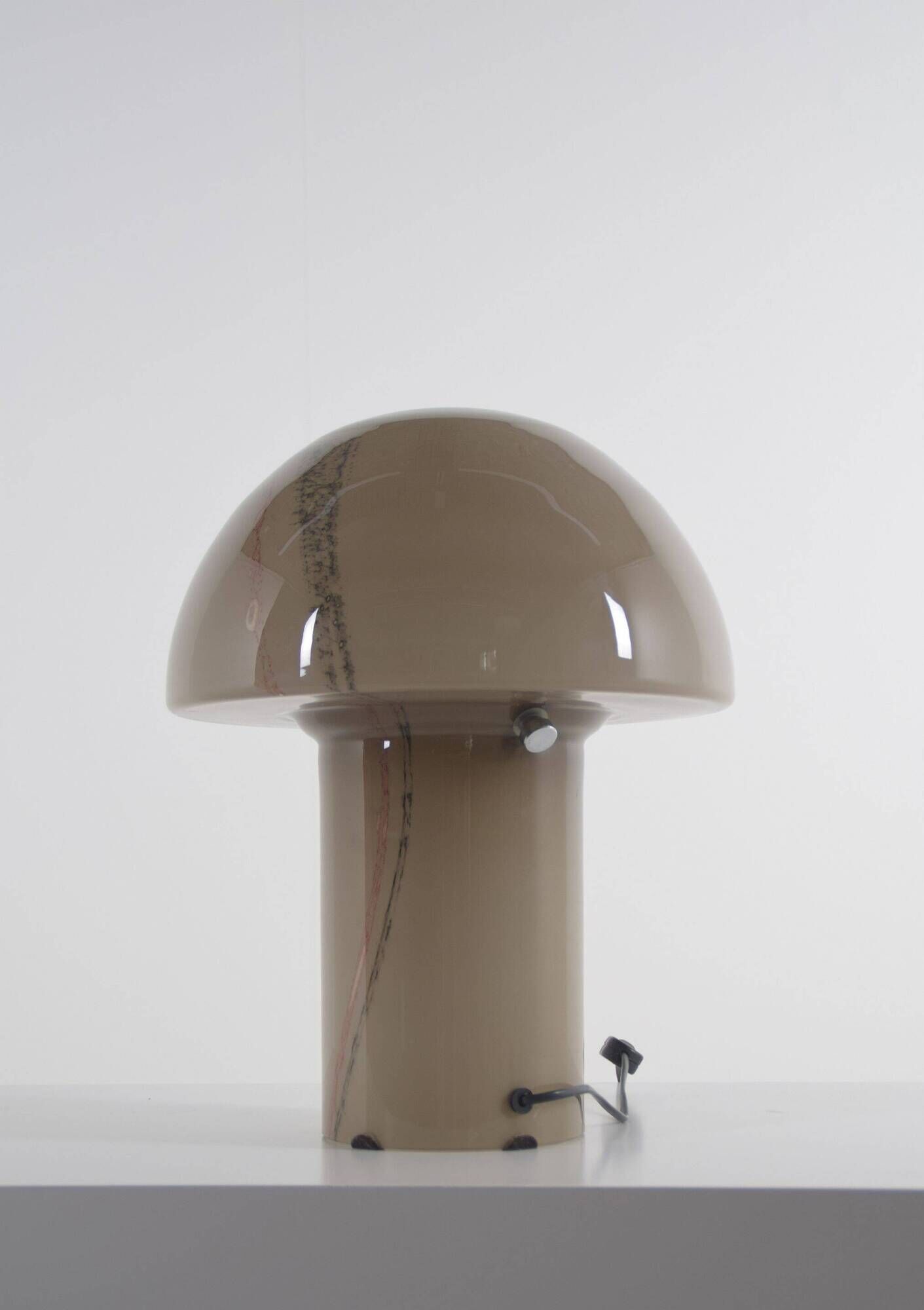 Vintage XL Lido glass table lamp by Peill & Putzler, 1980s