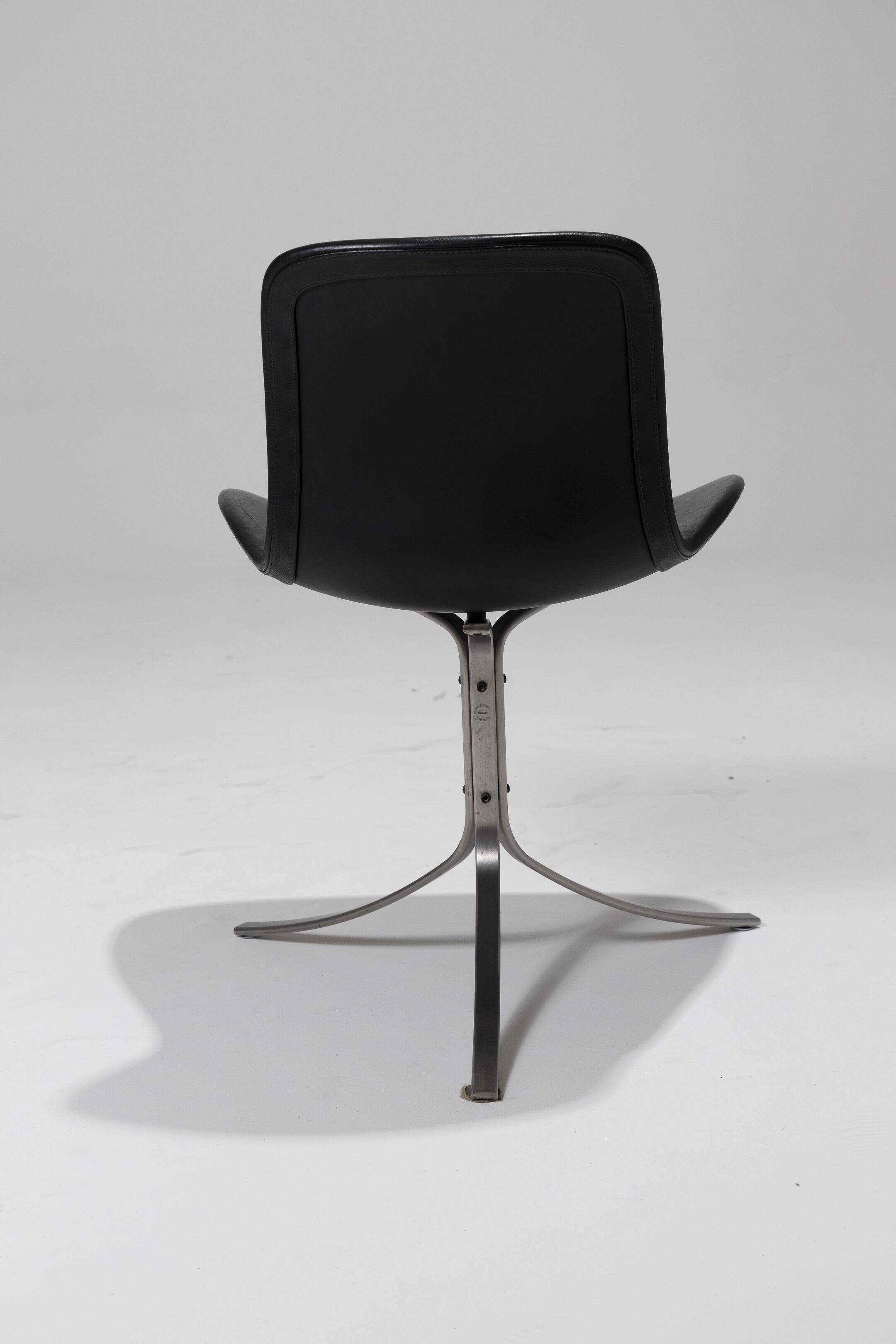 Set of 4 Pk9 chairs, Poul Kjaerholm, 1960s