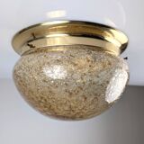 Murano Glass Ceiling Lamp with Caramel Effect, 1960s
